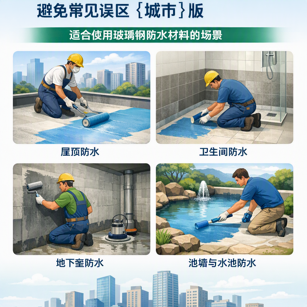 玻璃钢防水材料施工注意事项，避免常见误区 亳州 版