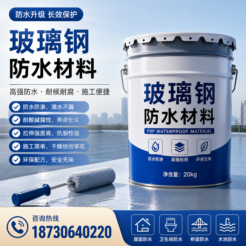 专家解析：玻璃钢防水材料的市场前景分析在 亳州